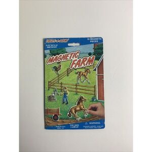 Create A Scene Magnetic‎ Farm Play Set By Smethport [Model 7101] 17 Pieces